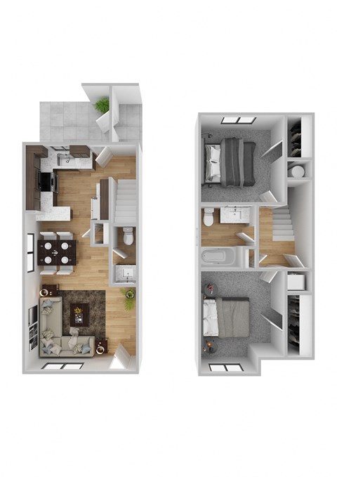 2 bed 2 bath at Trillium Apartments, Springfield, OR